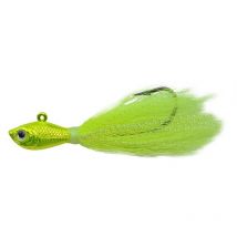 Jig Spro Bucktail Jig Crazy Chrome Chartreuse - 21g - Pêcheur.com