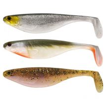 Leurre Souple Westin Shadteez - 9cm - Par 3 Clear Water Mix 19 - Pour Pêche des Carnassiers - Pêcheur.com