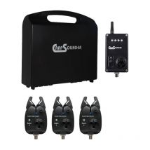Coffret Detecteur + Centrale Super It Carpsounder Coffret 3 Super It (bleu, Jaune, Rouge) + 1 Récepteur