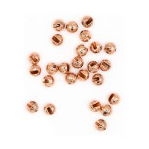 Bille Tungstène Fly Scene Tungsten Beads Slotted - Faceted Copper - 2.5mm