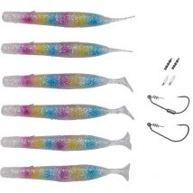 Kit Leurres Souples Savage Gear Gravity Stick Mini Kit - 12cm Cotton Candy - Pêcheur.com