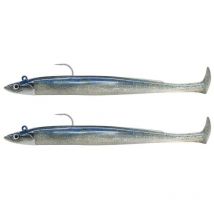 Kit Señuelo Blando Armado Fiiish Double Combo Crazy Paddle Tail 120 - 70 + Cabeza De Plomo Offshore Cpt1443