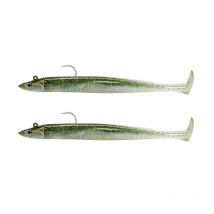 Soft Lure Kit Pre Rigged Fiiish Double Combo Crazy Paddle Tail 150 + Jig Head Off - Shore Cpt6011