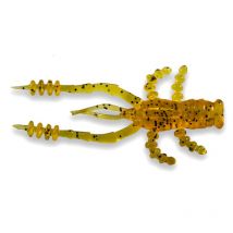 Soft Lure Crazy Fish Cray Fish 1.8" Polished Brass - Pack Of 8 Crayfish18-17