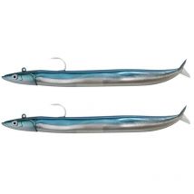 Softbait Fiiish Double Combo Crazy Sand Eel 150 Combi Crazy Sand Eel 150 + Jigkop Off - Shore Parel Groen Cse1437