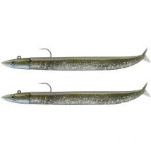 Pre-rigged Soft Lure Fiiish Double Combo Crazy Sand Eel 180 Cse5051