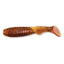 Leurre Souple Crazy Fish Dainty 3.3" - 8.5cm - Par 6 Dark Beer - Pêcheur.com