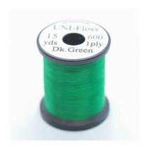 Fil De Montage Uni Floss Dark Green - Pêcheur.com