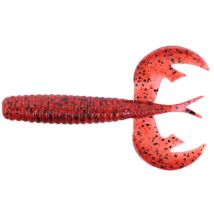 Leurre Souple N.s Black Hole Clarkii Hog Worm - 8cm - Par 6 Dark Red - Pour Pêche des Carnassiers - Pêcheur.com