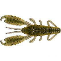 Leurre Souple Reins Ring Craw - 7.5cm Dos Vert - Pêcheur.com