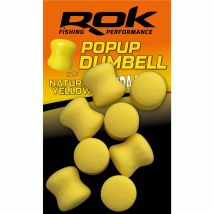 Maïs Artificiel Rok Fishing Natural Yellow Popup Dumbell