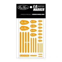 Sticker For Lures Ever Green Eg Marker Egmarker-orange