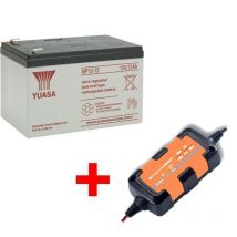 Set Batteria Sondeur + Alimentatore Automatico Yuasa Sondeur + Alimentatore Automatico Ensemble-pack-bat12ah-chargeur