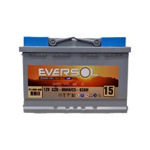 Batterie Eversol Decharge Lente Agm 12v Ev-l3d80-agm - Pêcheur.com