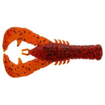 Leurre Souple Gary Yamamoto Yamacraw 3 - 7.5cm - Par 8 Fire Craw - Pour Pêche des Carnassiers - Pêcheur.com