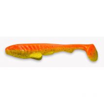 Leurre Souple Crazy Fish Tough 5.9" - 15cm - Par 2 Fire Orange
