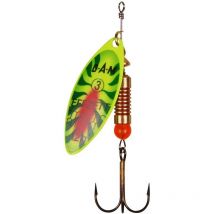 Cuiller Tournante Effzett Predator - 3g Fire Shark - Pour Pêche de la Truite - Pêcheur.com
