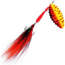 Cuiller Tournante Suissex Xl Bucktail Fire Tiger - Pêcheur.com