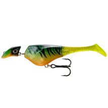 Leurre Suspending Headbanger Shad 11 - 11cm Firetiger Stealth - Pour Pêche des Carnassiers - Pêcheur.com