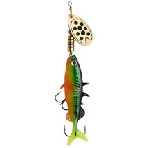 Cuiler Tournante Abu Garcia Fast Attack Stickle Spinner - 12g Firetiger - Pour Pêche de la Truite - Pêcheur.com