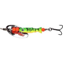 Cuiller Tournante Spro Larva Inline Spinner Minnow - 5.5g Firetiger - Pour Pêche des Carnassiers - Pêcheur.com