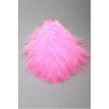 Marabou Fly Scene 12 Loose Feathers Fluo Pink - Pêcheur.com