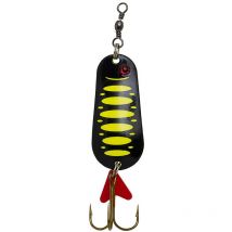 Cuiller Ondulante Effzett Standard Spoon - 60g Fluo Yellow Black Uv