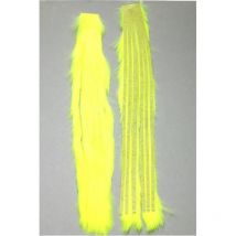Rabbit Strip Fly Scene Zonkerstrips - 3mm Fluo Yellow - Pour Pêche à la mouche - Pêcheur.com