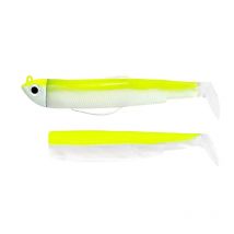 Kit Leurre Souple Arme Fiiish Combo Black Minnow 120 + Tete Plombee Shore Fluo Yellow - Pêcheur.com