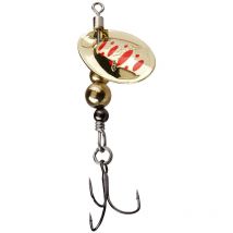 Cuiller Tournante Gunki Dots Spotted 2l - 3.05g Full Gold-red