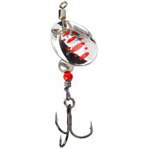 Cuiller Tournante Gunki Dots Spotted 2l - 3.05g Full Silver-red