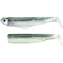 Kit Leurre Souple Arme Fiiish Combo Black Minnow 120 + Tete Plombee Shore Ghost Minnow - Pêcheur.com