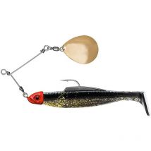Spinnerbait Zman Diezel Spin - 7g Gold Blade/red Head