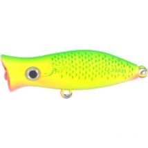 Leurre De Surface Halco Roosta Popper 60 - 6cm Green Fluoro - Pêcheur.com