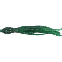 Leurre Souple Nikko Octopus - 9cm - Par 4 Green Gold Flake - Pour Pêche en Mer - Pêcheur.com