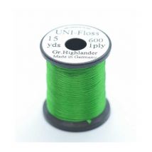 Fil De Montage Uni Floss Green Highlander - Pour Pêche à la mouche - Pêcheur.com