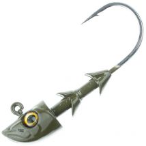 Tête Plombée Freedom Tackle Swimbait Head - Par 3 Green Pumpkin - 3.5g