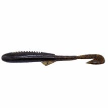 Leurre Souple 10ftu V-skip - 12cm - Par 6 Green Pumpkin Pepper - Pour Pêche des Carnassiers - Pêcheur.com