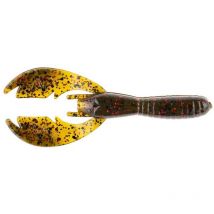 Leurre Souple Netbait Baby Paca Craw Baitfuel - 9.5cm - Par 9 Green Pumpkin Red