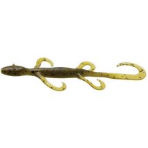 Leurre Souple Zoom Bait Mini Lizard - 10cm - Par 15 Green Pumpkin