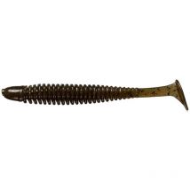 Leurre Souple Noike Wobble Shad 3" - 7.5cm - Par 9 Green Pumpkin