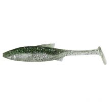 Leurre Souple Stucki Fishing Real Rider Paddle Tail - 12cm Green Silver - Pêcheur.com
