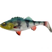 Leurre Souple Savage Gear 4d Perch Shad - 12.5cm Green Silver - Pêcheur.com
