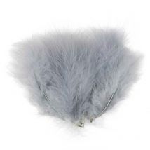 Marabou Fly Scene 12 Loose Feathers Gris