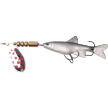 Spinner Lepel Evia Minnow Mod 11bis Natuurlijkheid - Zilver Red Dots H11bis4napr