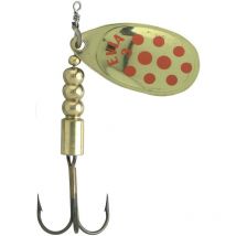 Drehende Löffel Evia Coe Mod 12 - Or Points Rouges H12f4or