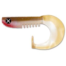 Leurre Souple Monkey Lures Curly Lui - 7.5cm - Par 6 Honey & Sugar - Pour Pêche des Carnassiers - Pêcheur.com