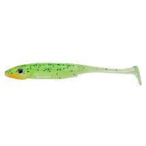 Leurre Souple Gunki Whiz 125 - 12.5cm - Par 4 Hot Fire Tiger - Pour Pêche des Carnassiers - Pêcheur.com