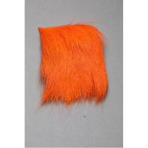 Poils Naturels Fly Scene Natural Deer Belly Hair Hot Orange - Pour Pêche à la mouche - Pêcheur.com