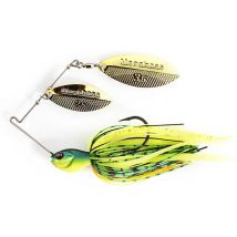 Spinnerbait Megabass Sv-3 3/4 Double Willow - 21g Hot Tiger - Pêcheur.com